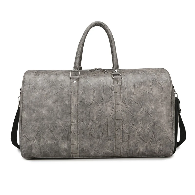 BED733 Bolso de viaje unisex minimalista de PU de gran capacidad