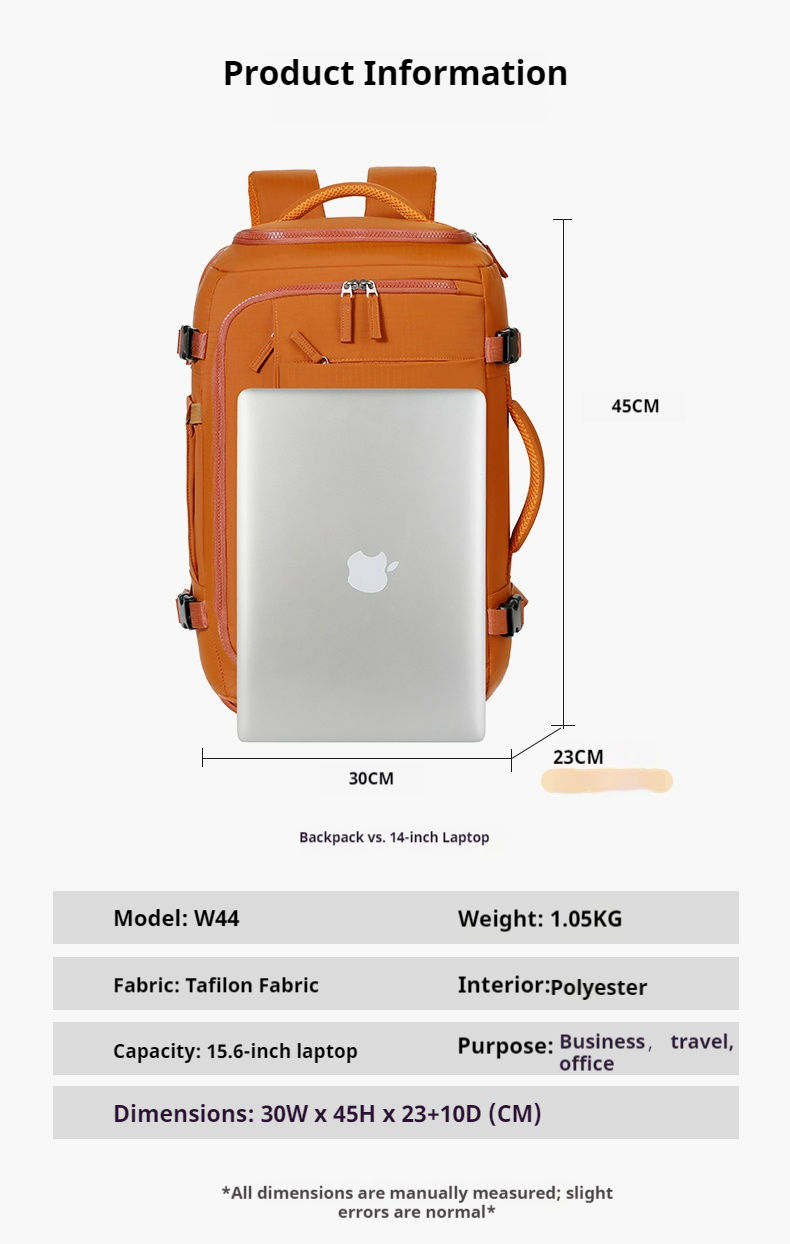 Mochila antirrobo para ordenador portátil empresarial con bolsa de vacío HY-W44