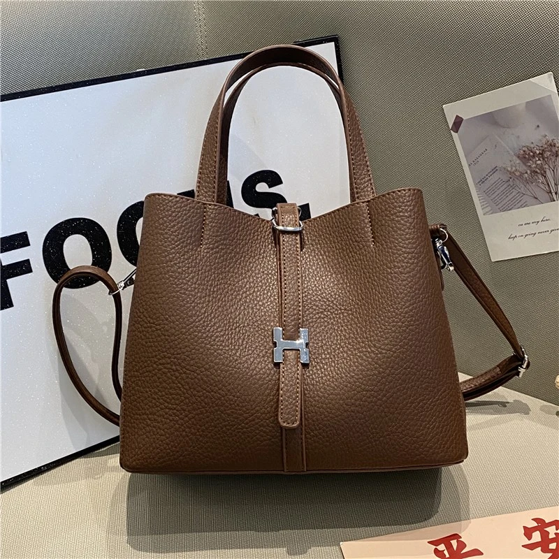 YD504 Bolso impermeable de cuero suave de PU a la moda para mujer