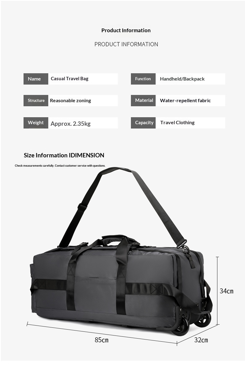 FLPN-0013-25 Bolsa de viaje plegable para UE, EE. UU.