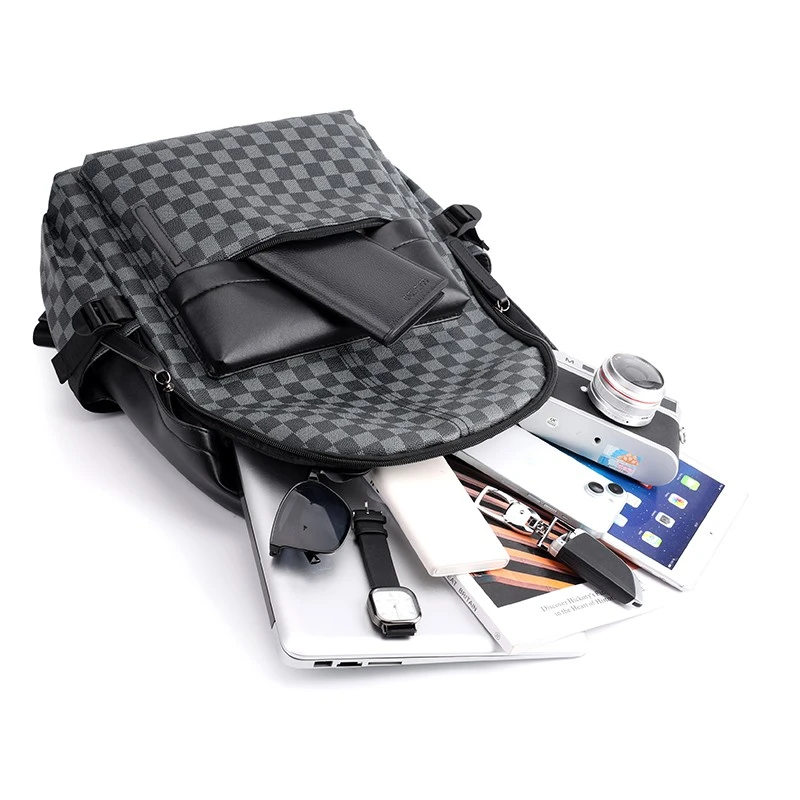 XX5003 Bolso para port&aacute;til de negocios Mochila de cuero de gran capacidad