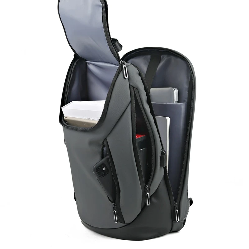 BLH605 Malet&iacute;n ejecutivo de nailon con mochila de oficina y negocios para hombre